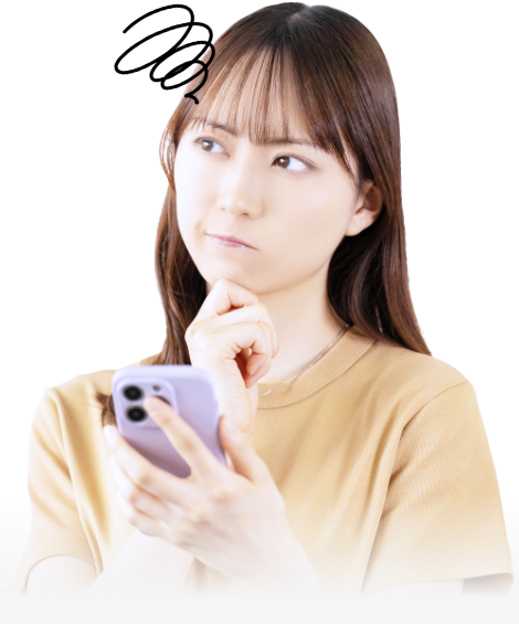 悩みを抱えている女性
